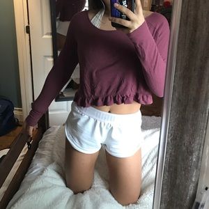 PAC sun Maroon thermal long sleeve